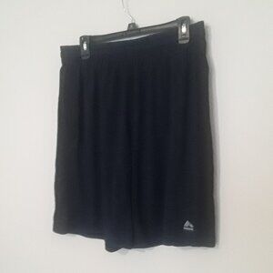 RBX Performance X-DRI Large Mens blue shorts with pockets and black sidestripes